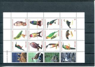 Suriname 2004 Mnh Birds 3009