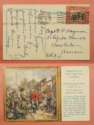 1929 Fdc 651 Vincennes Postcard