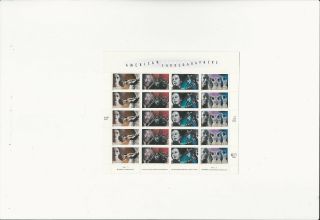 Us Stamps/postage/sheets Sc 3843a American Choreographers Mnh F - Vf Og Fv$7.  40