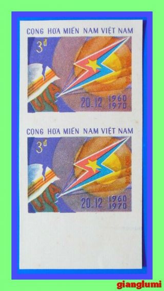 Vietnam Nlf Imperf C34 Pair Mnh Ngai