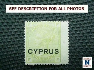 Noblespirit {ag} Fantastic Cyprus No.  4 Mh = $150 Cv