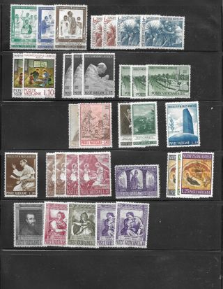 Vatican City Mnh & Mh Lot Some Duplication Sound See Photo 156