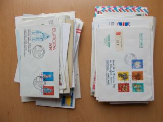 Europe & Worldwide - 118 First Day Covers / Philatelic Covers.  Below.