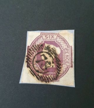 Gb Stamps Queen Victoria Sg 59 6d Dull Lilac Embossed Fine