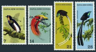 Papua Guinea 365 - 368,  Mnh.  Michel 240 - 243.  Birds Of Paradise,  1973.