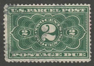 Usa Scott Jq2 Parcel Post Postage Due 2 Cent (jq2 - 3)