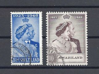 Swaziland 1948 Rsw Sg 46/47 Cat £46