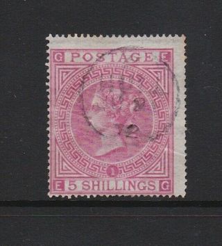 Queen Victoria Five Shillings 1867 - 83 Plate 1 Sg 126
