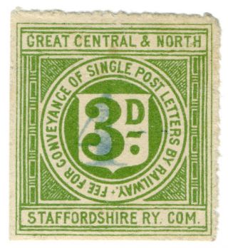 (i.  B) Great Central & North Staffordshire Railway : Letter 4d On 3d Op