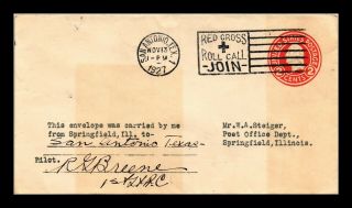 Dr Jim Stamps Us San Antonio Texas Air Mail Cover 1927 Pilot Signed