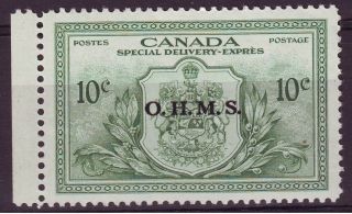 Canada - Sgos20 Mnh 1950 Official Special Delivery Stamp Ovpt O.  H.  M.  S