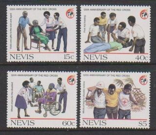 Nevis - 1988,  International Red Cross Set - Mnh - Sg 498/501