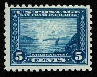 Scott 403 5c Panama - Pacific Exposition 1914 Lh Og