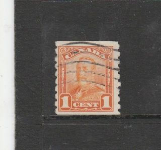 Canada 1928/9 Coil Stamps,  Imperf X 8,  1c Orange Sg 286