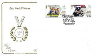 Gb 2012 Olympic Medal Winners Complete Set On 10 Different Date Cotswold Fdc 