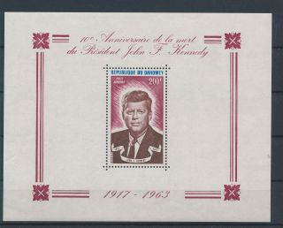 Lk48192 Dahomey President John F.  Kennedy Fp Good Sheet Mnh