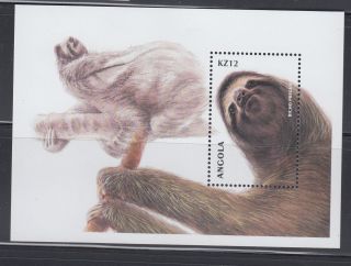 Angola 2000 Sloth Ms Sc 1133 Complete Never Hinged