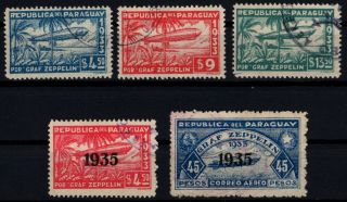 P111678/ Paraguay / Blocks / Y&t 63 / 65 - 76 - 80 Obl /