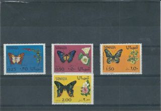 Somalia 1970 Mnh Butterflies Set See