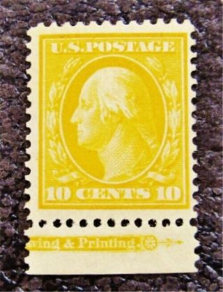 Nystamps Us Stamp 338 Og Nh $160 Washington