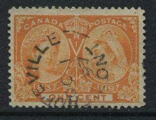 Canada 1897 1 Cent Jubilee With Scarce Hopeville On Oct 1st 1897 Cds