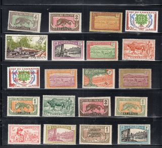 France Colonies Cameroon Cameroun Africa Stamps & Hinged Lot 53947