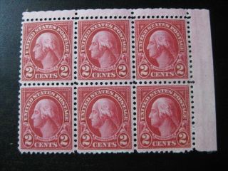 United States Sc.  634 Never Hinged Stamp Block Of 6 1