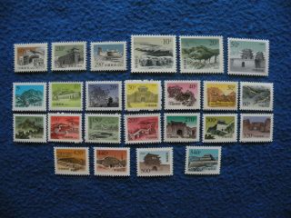 P.  R.  China Regular Issu " Great Wall " China R28,  R29 Complete Set Mnh Vf