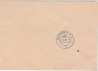 Germany DDR Z K D 1968 Central Courier Zernsdorf Cancel Stamps Cover Ref 24403 2