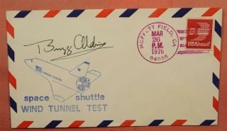 1976 Astronaut Buzz Aldrin Signed Space Shuttle Wind Tunnel Test