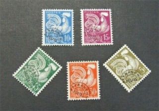 Nystamps France Stamp 840 - 844 Og H $36