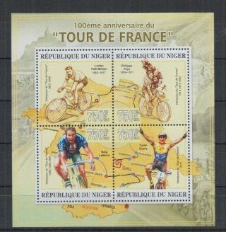 L306.  Niger - Mnh - 2013 - Sport - Cycling - Tour De France