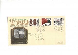 Nicholas Lyndhurst “50 Years Of The Bbc Television” 1986 Signed Covercraft Fdc
