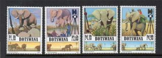 Botswana Mnh 2008 Sg1103 - 1106 Elephants