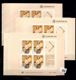 // 13x Portugal - Mnh - Europa Cept 1985 - Musical Instruments -
