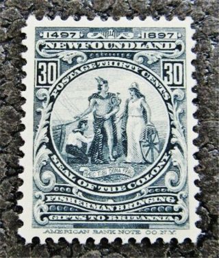 Nystamps Canada Newfoundland Stamp 72 Og H Un$75 Vf