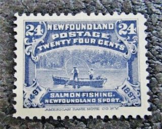 Nystamps Canada Newfoundland Stamp 71 Og H Un$40 Vf