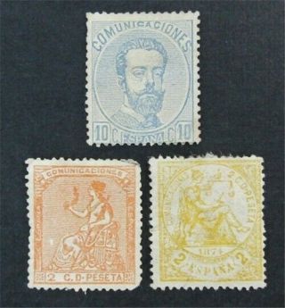 Nystamps Spain Stamp 181//201 Og H $45