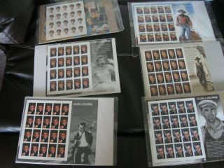 Us Stamps - 8 Legends Of Hollywood - All In - Still Packaged