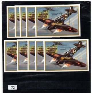 ,  10x Grenada - Mnh - Airplanes,  War -