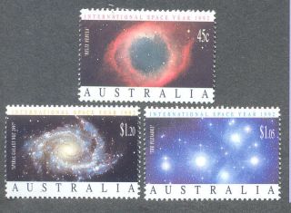 Australia - Space Year 1992 Set Mnh (1343 - 5)