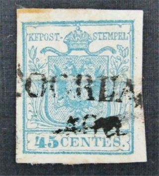 Nystamps Austrian Offices Abroad Lombardy Venetia Stamp 6 $60