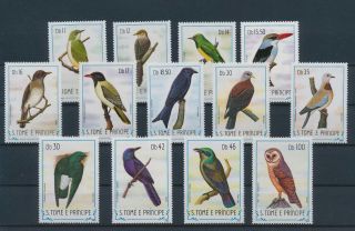 Lk79524 Sao Tome E Principe Animals Fauna Flora Birds Fine Lot Mnh