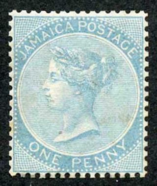 Jamaica Sg1 1d Pale Blue Pineapple Wmk M/mint