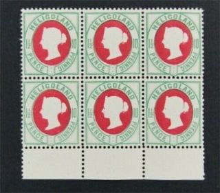 Nystamps British Heligoland Stamp 17 Og H $102 Signed