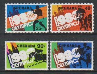 Grenada - 1980,  Olympic Games,  Moscow Set - M/m - Sg 1055/8