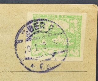 CZECHOSLOVAKIA Austria 1919 UNUSUAL Tax/Porto Card Eger/Cheb to.  LOOK,  CSR,  CSSR 2