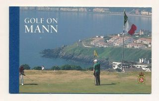 D003849 Isle Of Man Prestige Booklet Mnh Golf On Mann
