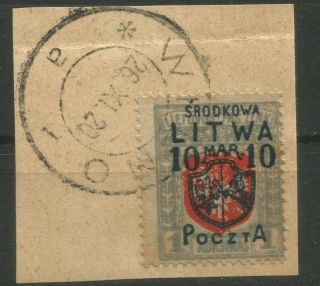 Poland,  Central Lithuania,  Fi:11,  Signed Kalawski