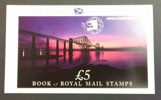 Gb 1989 Prestige Booklet The Scots Connection Dx10 Overprint World Stamp Expo 89